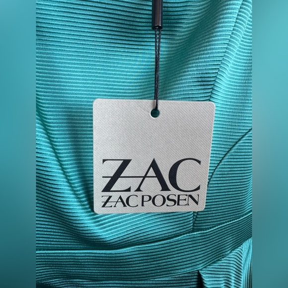 ZAC Zac Posen Charlotte Dress in Teal - Picture 5 of 10